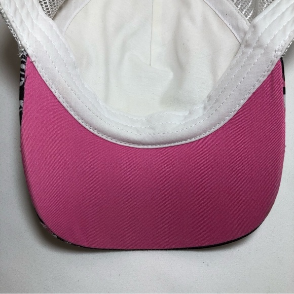 Hooters Rare Mesh Trucker Pink Brown Aol Heart Cupid Snap Back Adjustable Hat - Picture 11 of 13